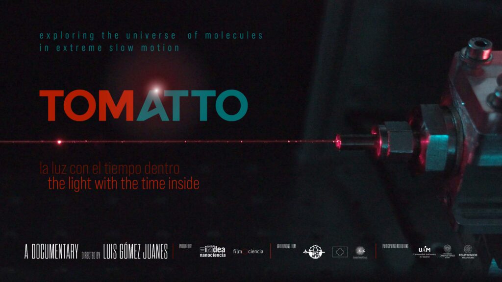 cartel documental tomatto la luz con el tiempo dentro